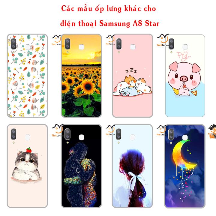 [HCM]Ốp lưng Samsung Galaxy A8 Star - Silicon Dẻo - Firework
