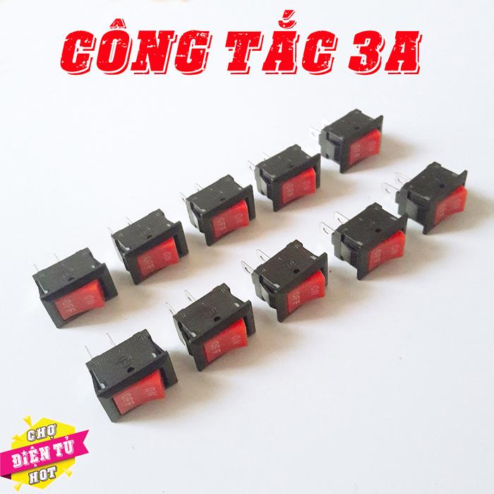 Công Tắc  ,Công Tắc Nhỏ 3A - COMBO 10 Chiếc
