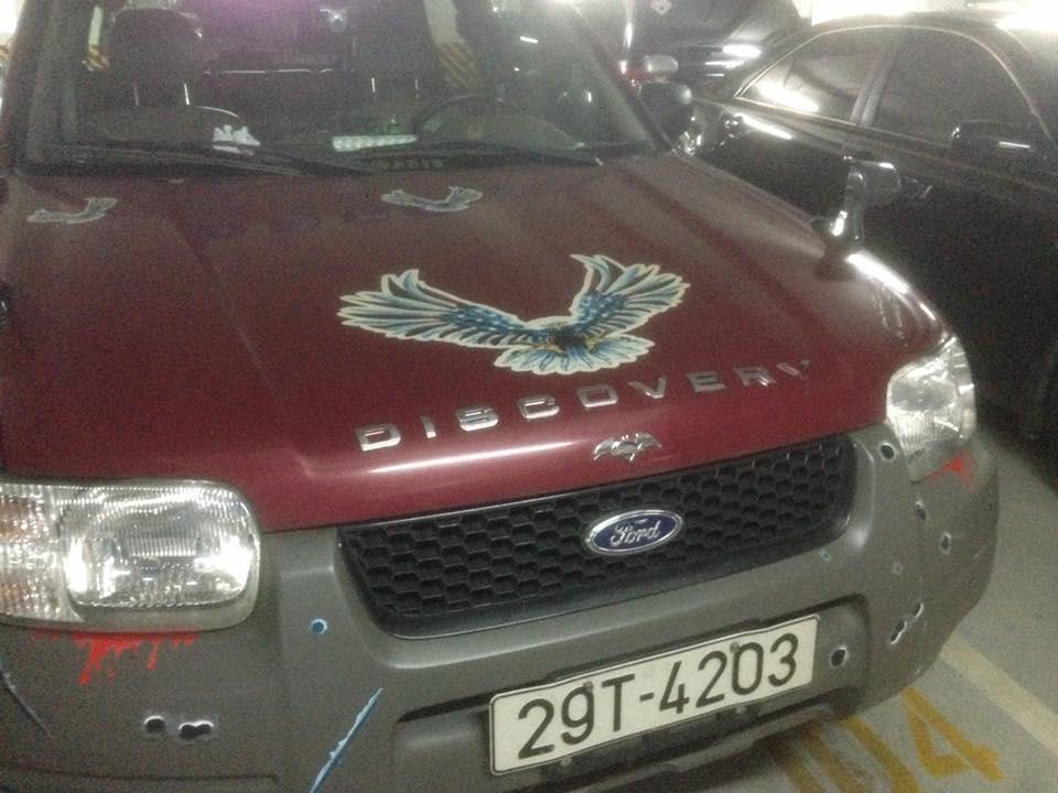 Chữ DISCOVERY nổi dán ô tô - Logo DISCOVERY - Decal Ô tô Decal chữ nổi kim loại 3D cao cấp Discovery (Trắng bóng) SS55