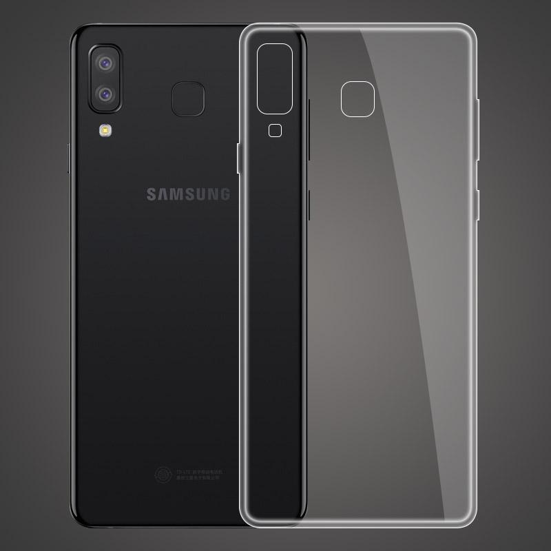 Ốp lưng Samsung A8 Star dẻo trong suốt (Loại dày đẹp)
