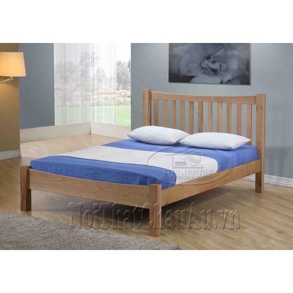 Giường ngủ gỗ Sồi Mỹ rộng 1m8 - EUF143