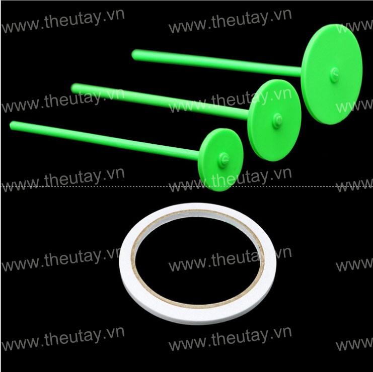 [HCM] Set Bộ Dụng Cụ Đính Đá Cây Lăn Đá Bánh Xe Xoay 360 độ + cuộn keo dính L1