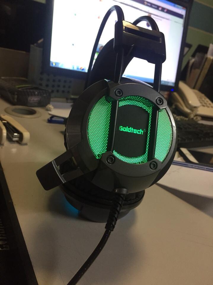 Tai nghe chơi game Goldtech LD01 có mic, led, jack 3.5