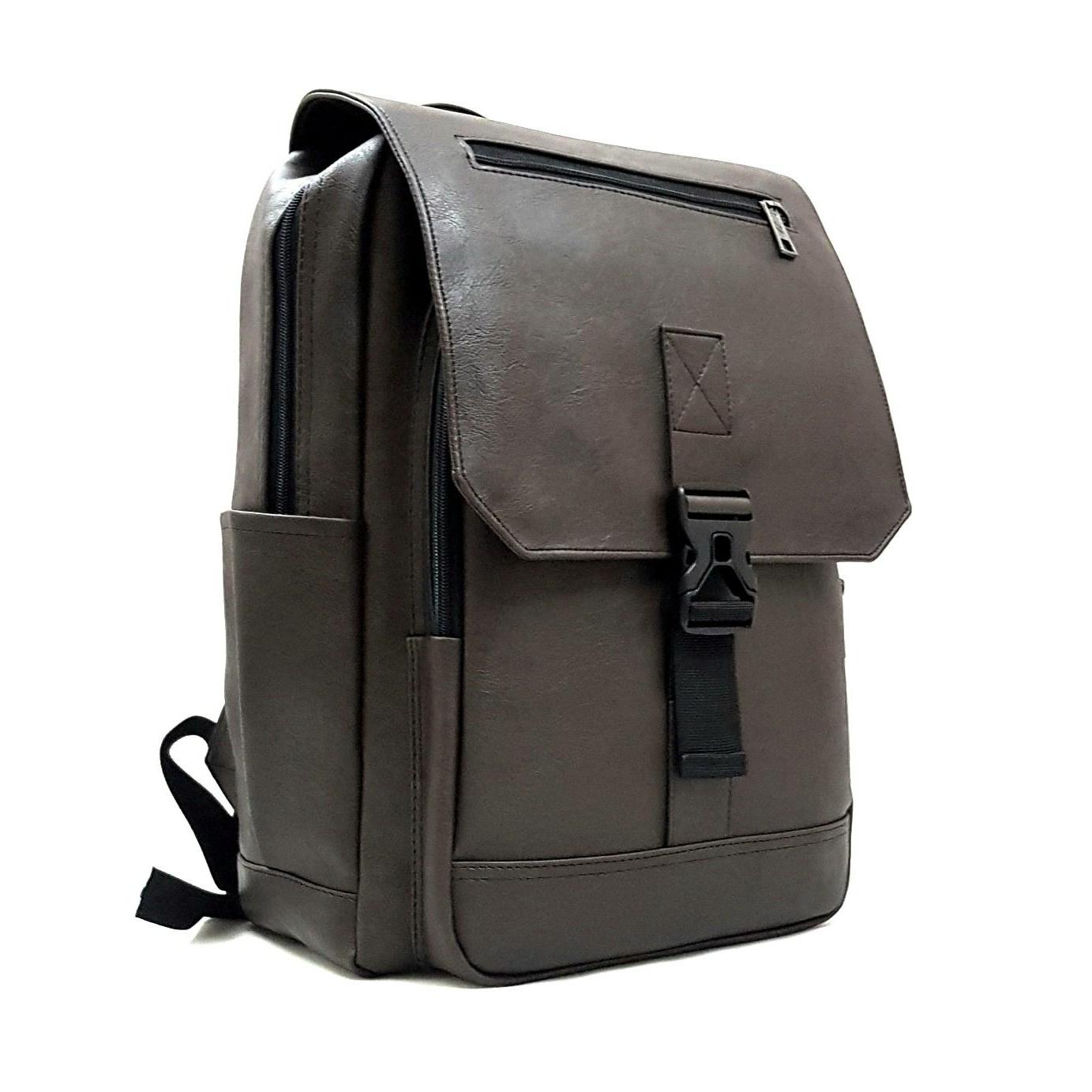 [HCM]Balo da thời trang Laptop 15inch-Balo da nam nữ một khóa VX004