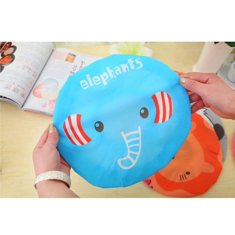 Combo 2 mũ chụp đầu tắm (Nhiều hoạ tiết)