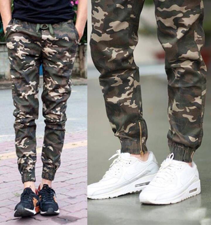 Quần jogger kaki lính rằn ri HL277 Nam Nữ Couple đều mặc được