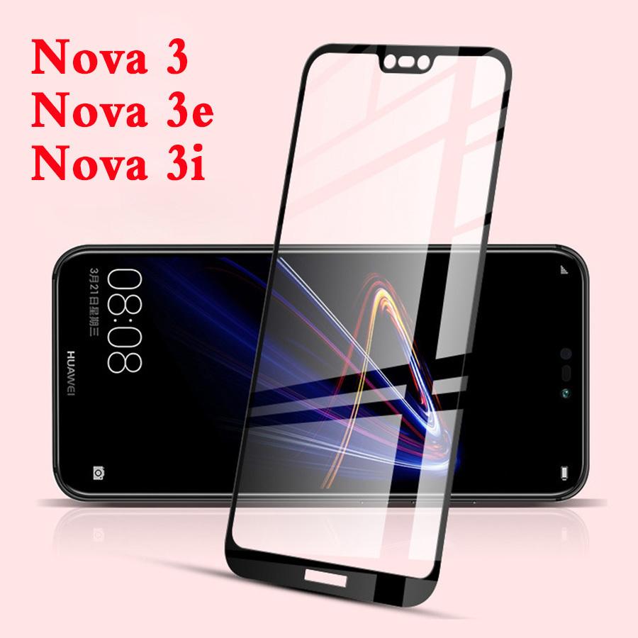 Miếng dán cường lực 5D full màn cho Huawei Nova 3i (Đen)