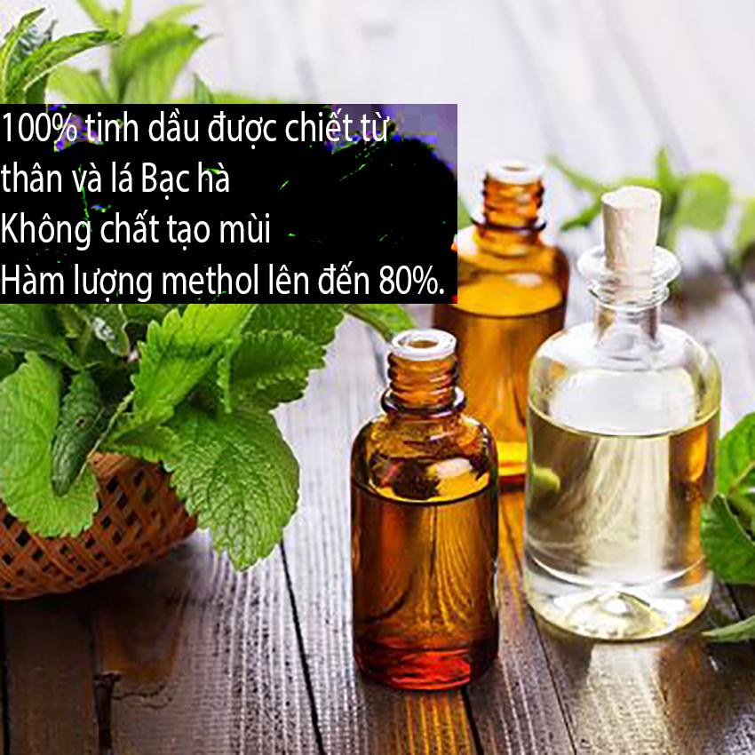 Tinh dầu Bạc Hà 10ml nguyên chất OmFountain