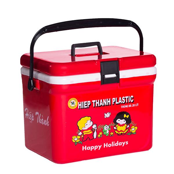 Thùng đá vuông Hiệp Thành Plastic 20 lít (Màu ngẫu nhiên)