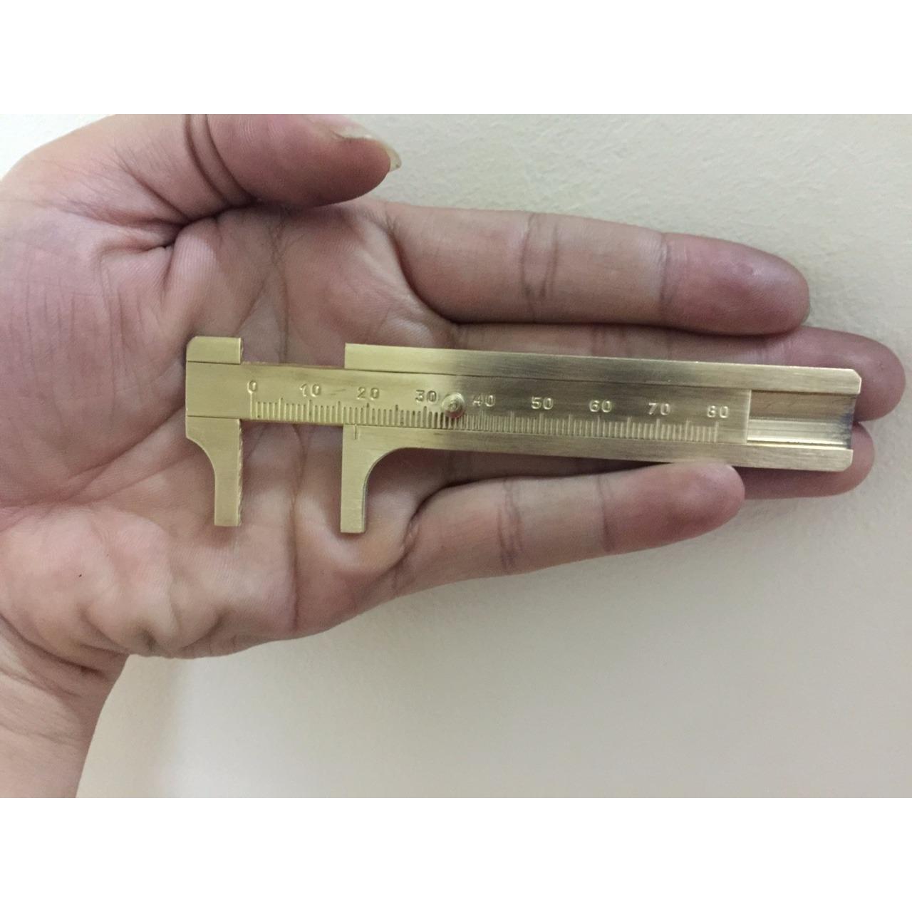 Thước kẹp cơ khí mini 8cm-Thước cặp mini