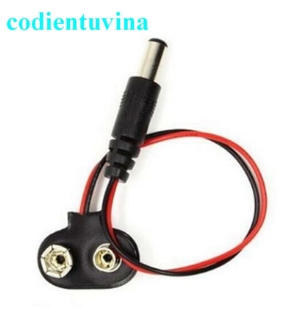 Dây đế pin 9v ra jack DC