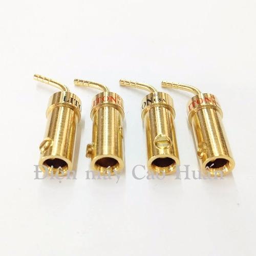 Jack loa Mỏ Chim LITON đồng nguyên khối ( 1 cặp - 2 cái )