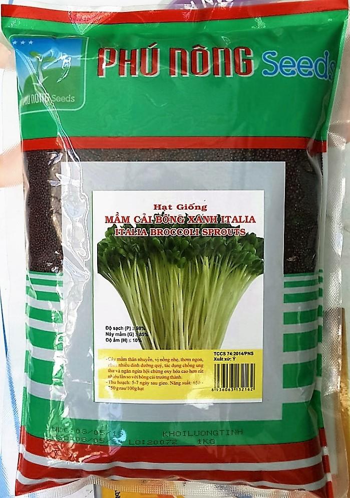 Hạt giống mầm cải bông xanh italia pn -1kg