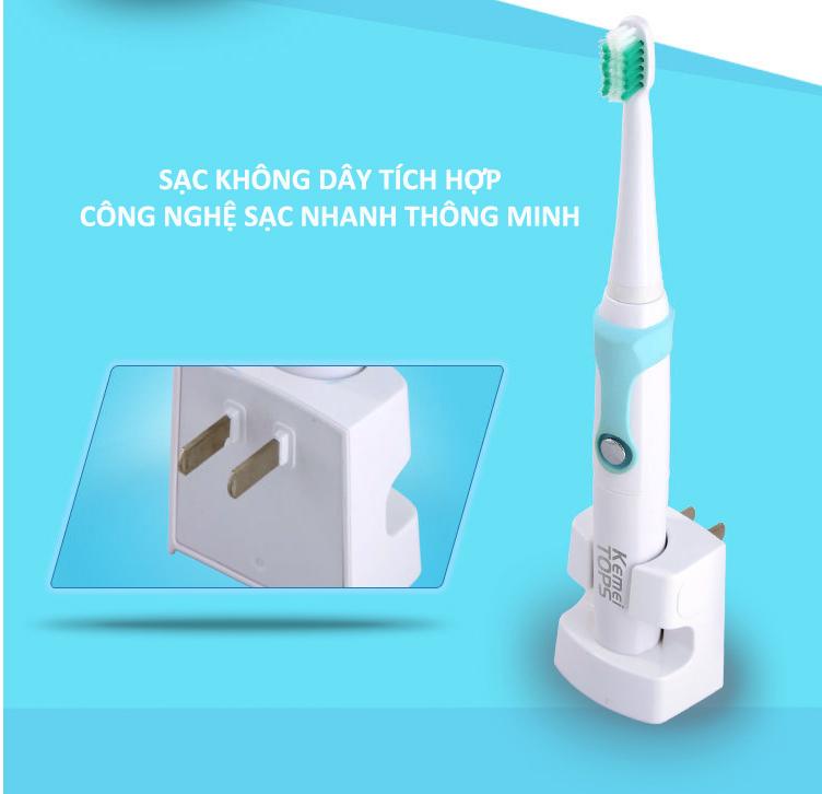 [HCM]Bàn Chải Điện Đánh Răng Kemei KM-907