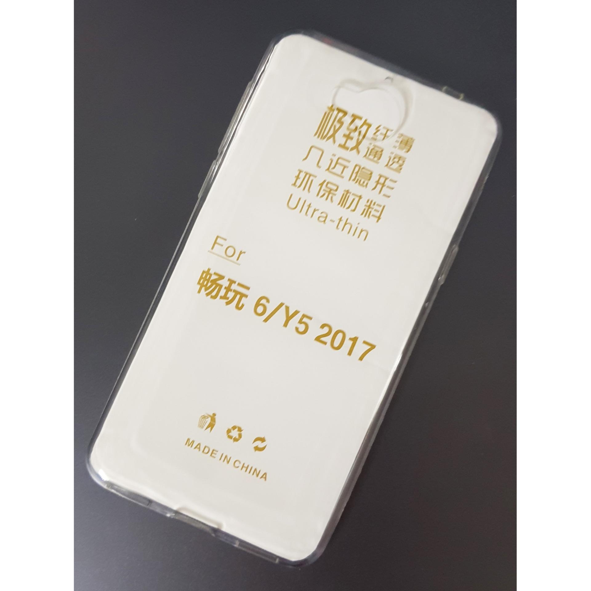 Ốp lưng huawei y5 2017 dẻo silicon mỏng trong suốt