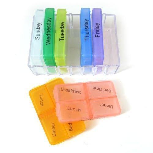 Hộp đựng thuốc đa năng 7 ngày nhiều mầu MS24