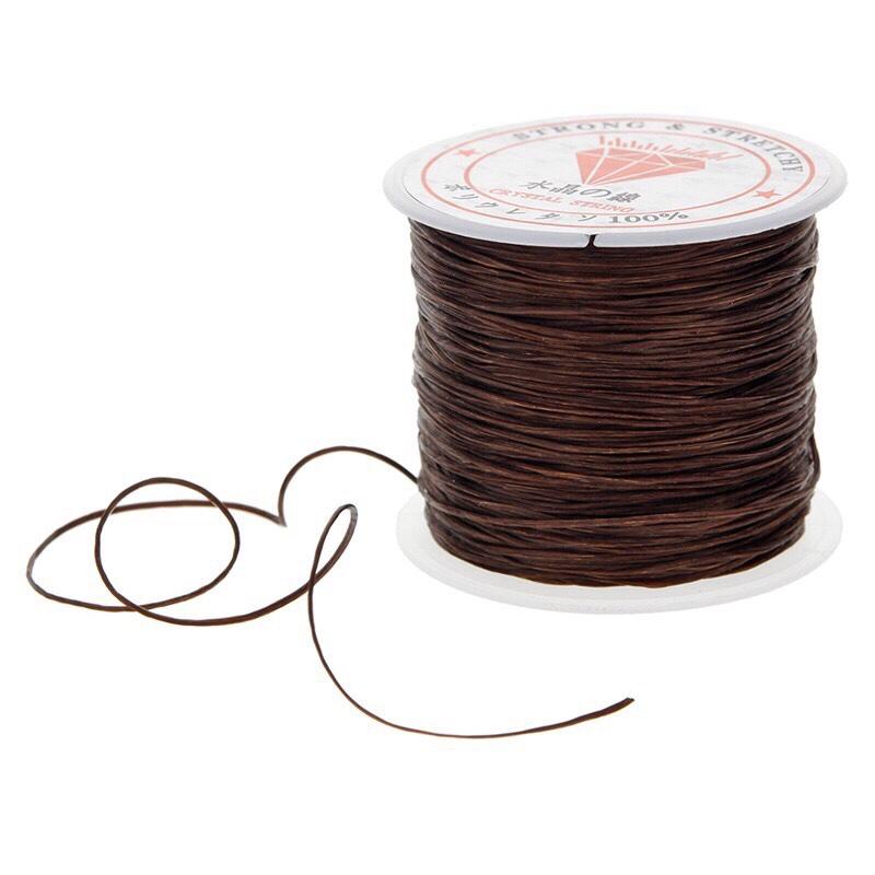 Cuộn dây xâu chuỗi màu Nâu