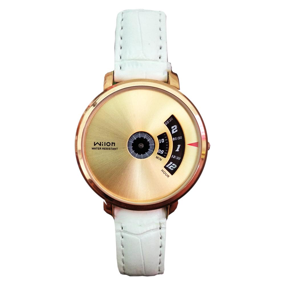 Đồng hồ nam dây da Skmei 91K0N20 (Đen)