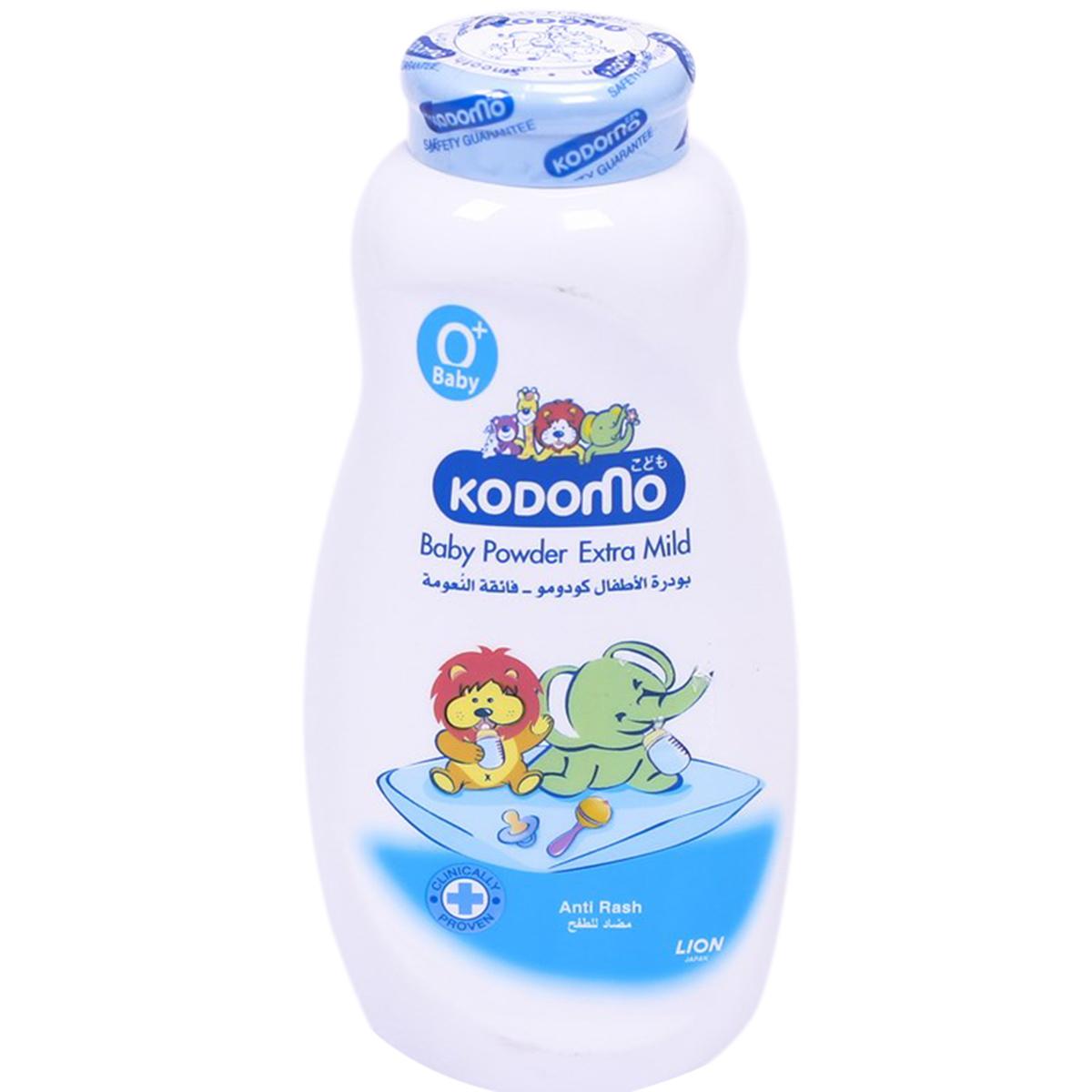 Bộ 2 lọ Phấn rôm KODOMO (hồng) 200g