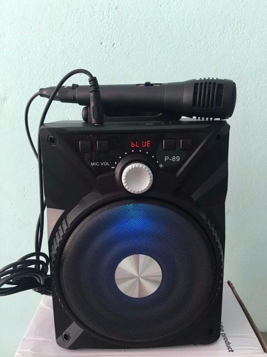 Loa Bluetooth Di Động P88 P89 Âm Thanh sống động chuyên hát Karaoke + Tặng Kèm Micro Hát Karaoke Cực Hay