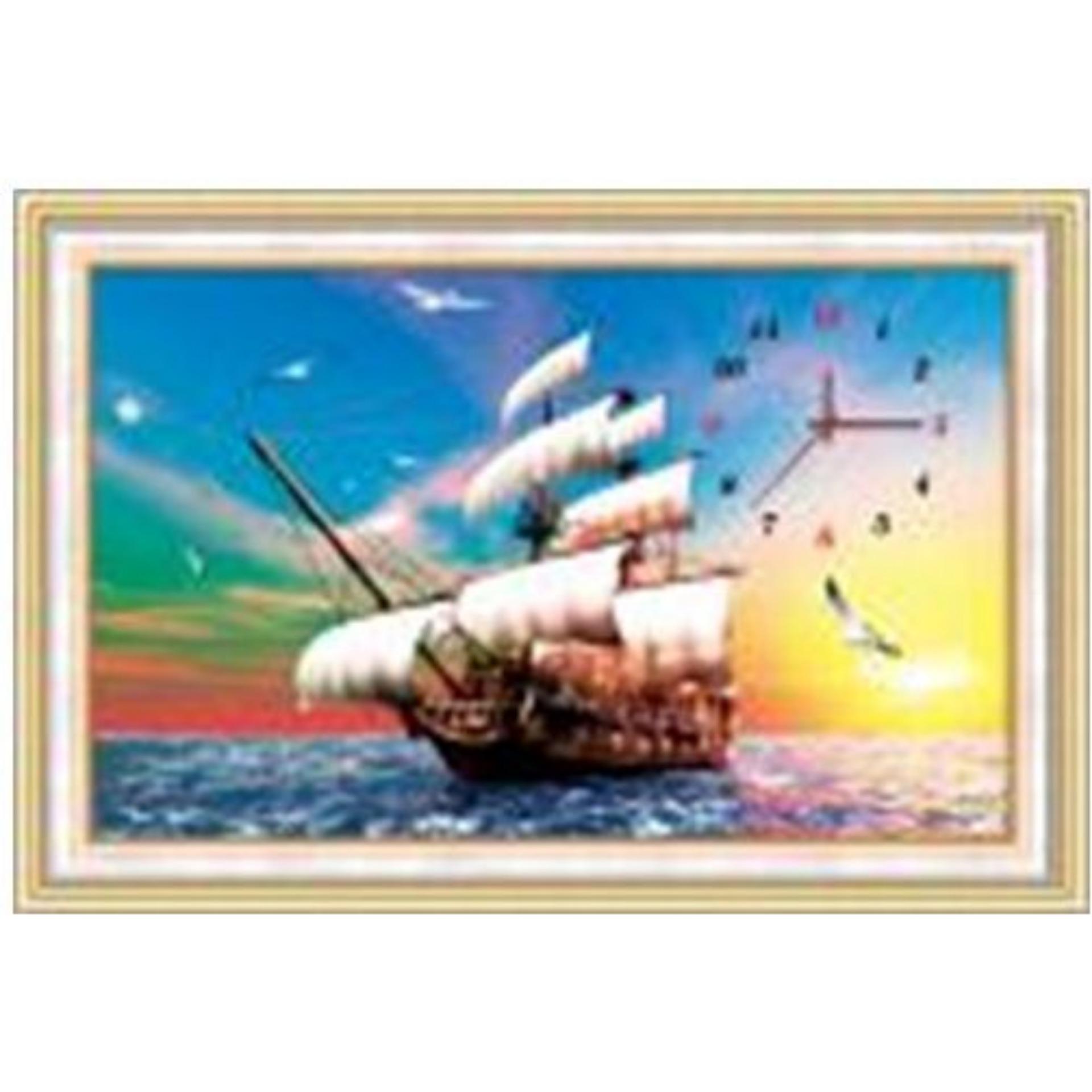 Tranh thêu chữ thập Đồng hồ DLH-YA1168-Siêu thị tranh thêu