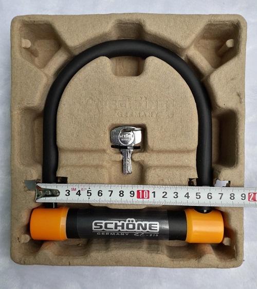Khóa SCHONE SC-210 chữ U xe máy cao cấp ( Germany )