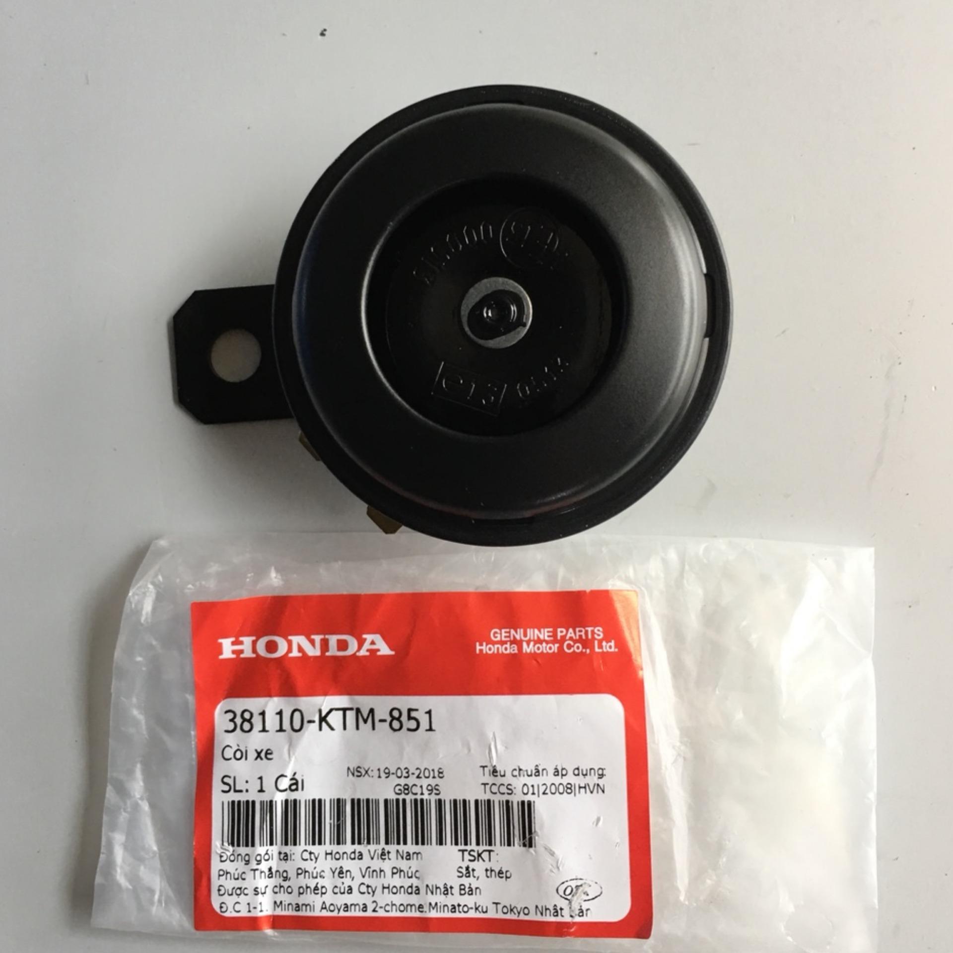 Còi xe Wave Alpha, RS100, S100 từ 2006 đến 2011( MS:38110KTM851)