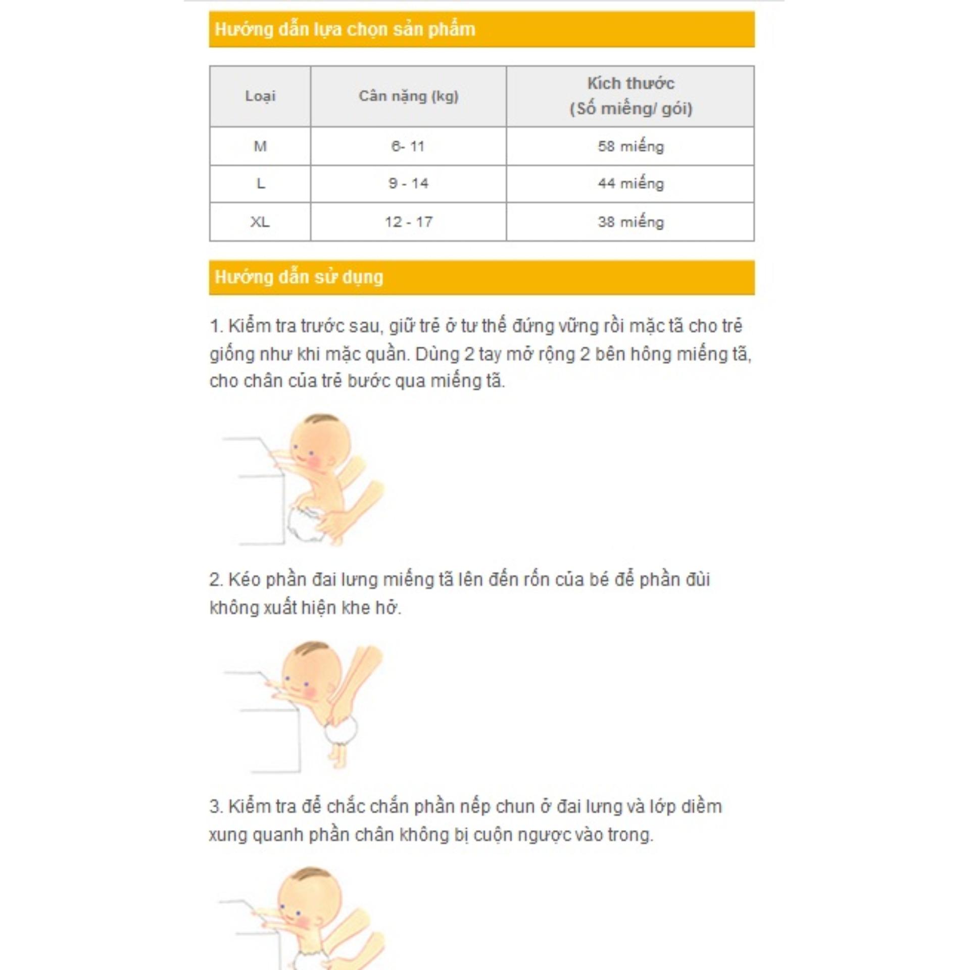 Tã Quần Moony Nhật Cho Bé Trai Size L 44 Miếng (9-14kg)