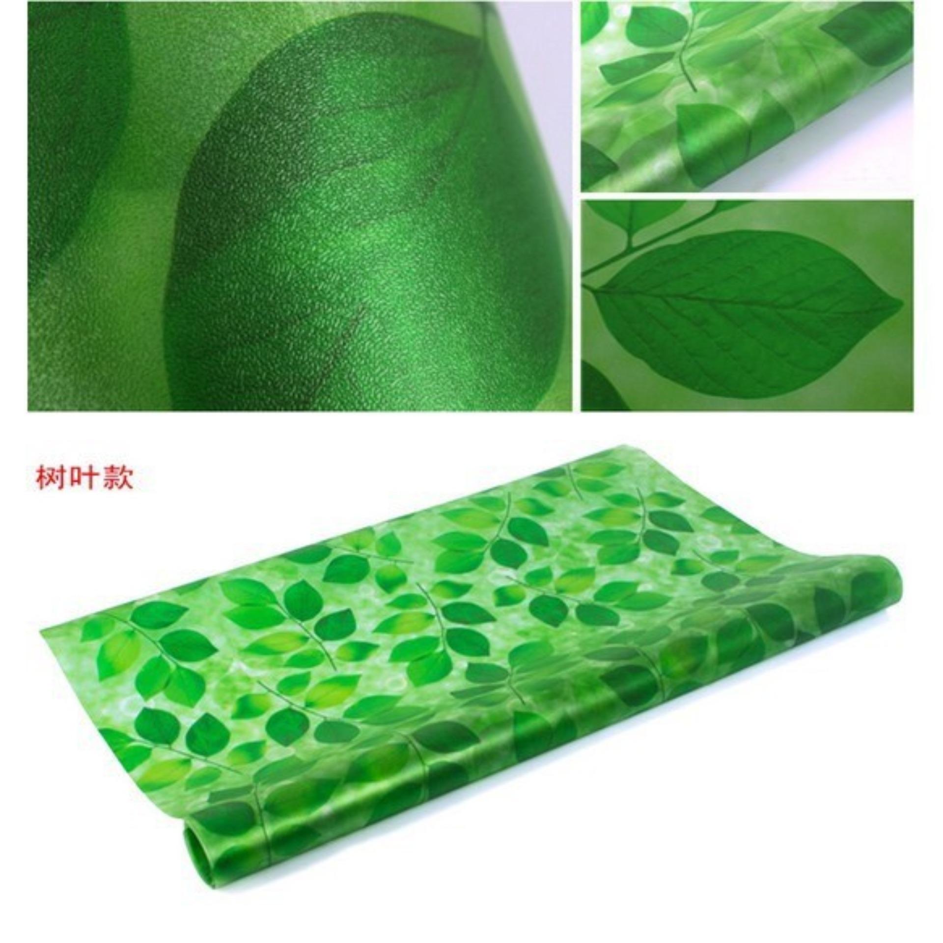 [HCM]Giấy dán kiếng khổ 5mx45cm  Lá xanh