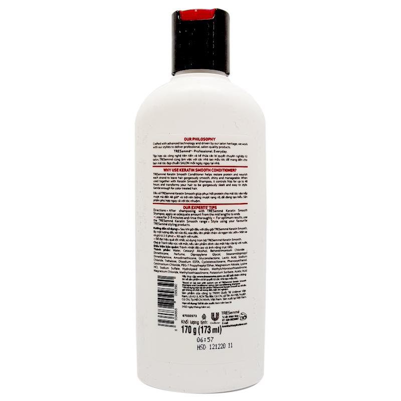 Dầu xả Tresemme Keratin Smooth chai 170g