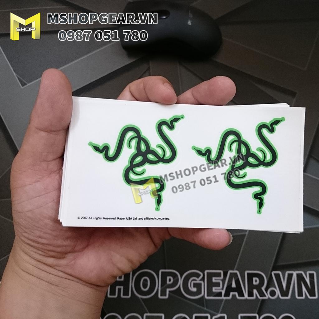 Sticker Logo Razer xanh