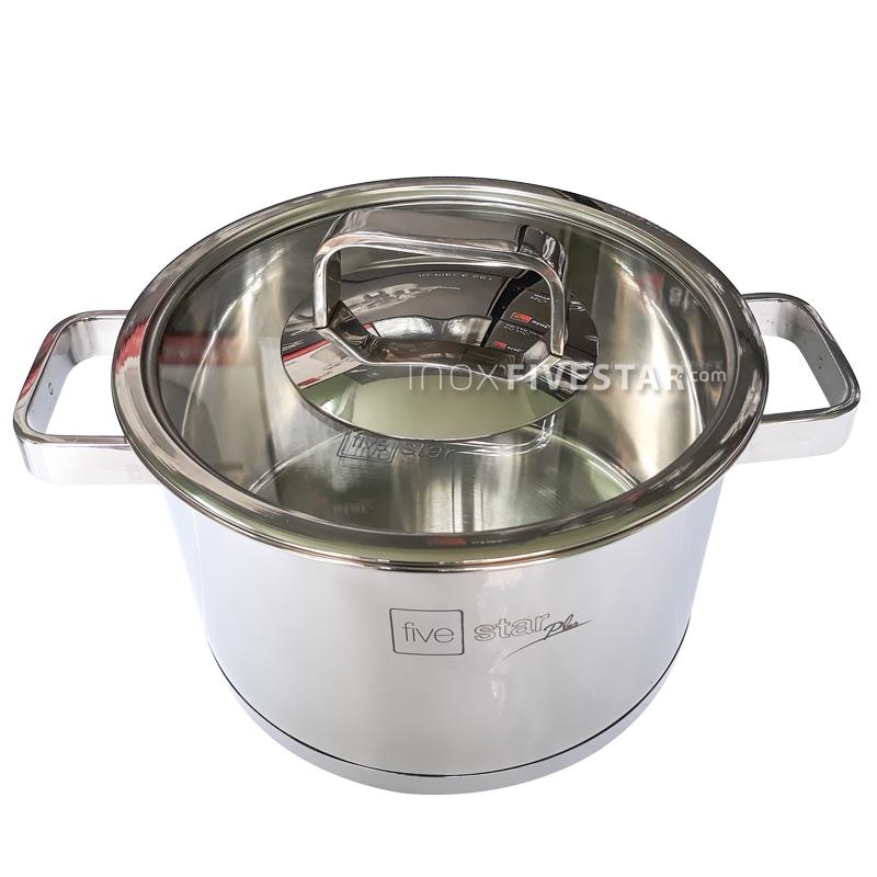 NỒI INOX 304 FIVESTAR NẮP KÍNH