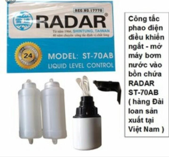 Phao Điện Rada - Dùng Ngắt Mở Nước Lên Bồn Tự Động