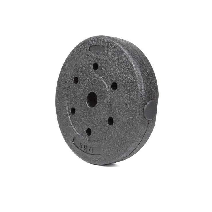 Tạ miếng nhựa 5kg phi 27 ( Đen)