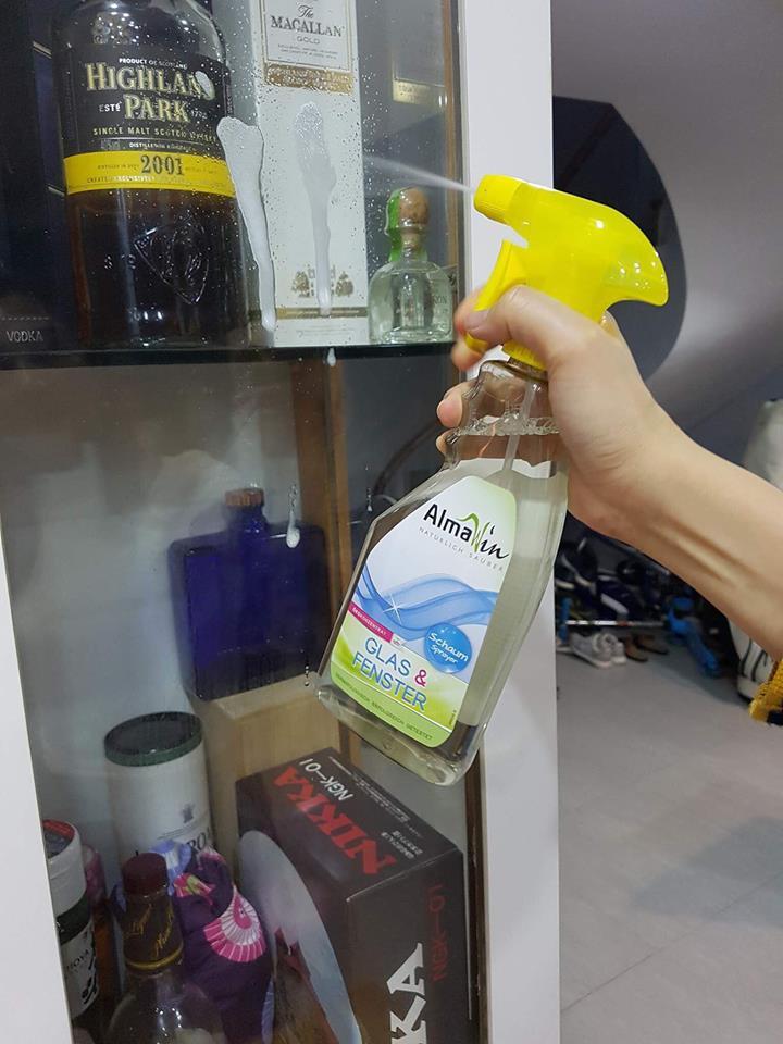 Nước xịt kính hữu cơ AlmaWin (500ml)
