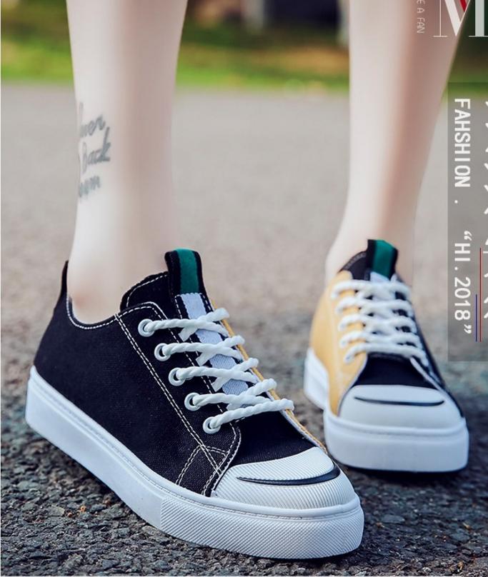 Giầy Sneaker nữ đạp gót  ulzzang  2 mầu B11