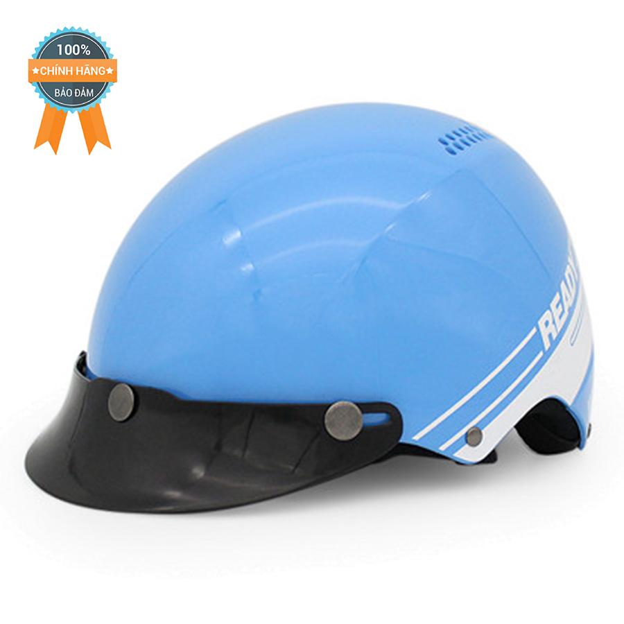 Nón Bảo Hiểm 1/2 Đầu Protec Techno Phối Xanh Dương Ready