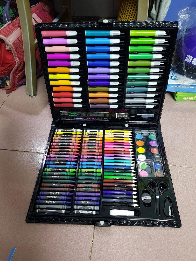 [HCM]Bộ màu vẽ 150 món khủng cho bé yêu