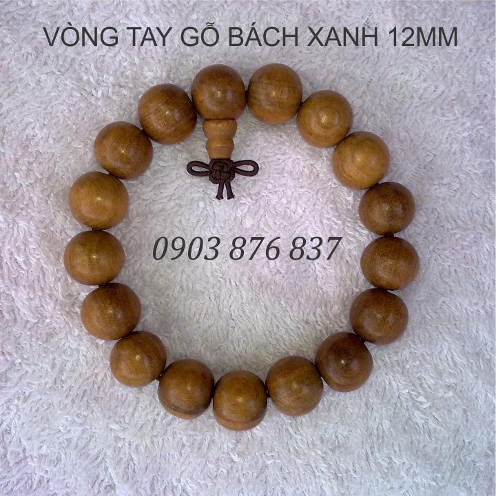 [HCM]Vòng tay gỗ bách xanh 12mm