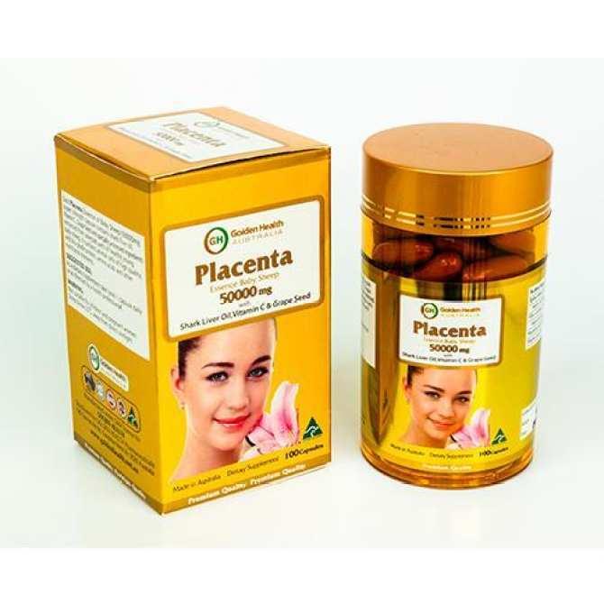Nhau Thai Cừu GOLDEN HEALTH (50000mg X 100 Viên)
