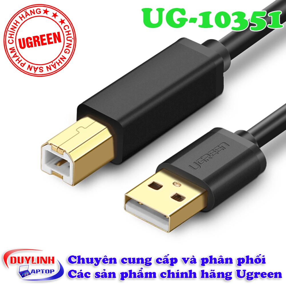 Cáp máy in USB 2.0 dài 3m Ugreen 10351