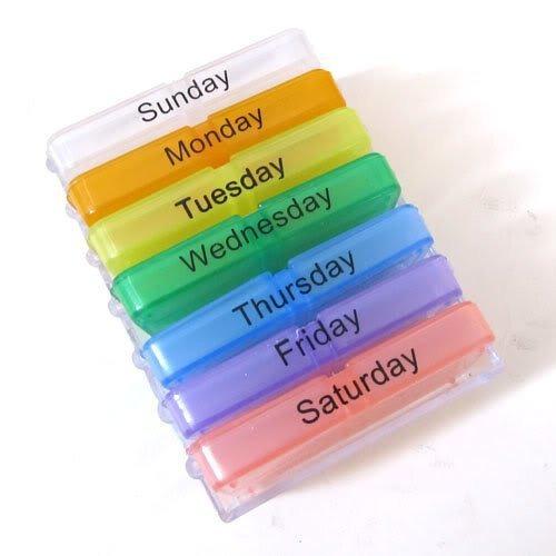 Hộp đựng thuốc đa năng 7 ngày nhiều mầu MS24