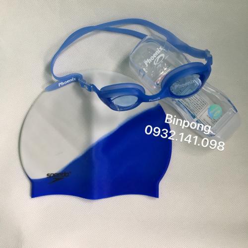 Bộ nón bơi và kính bơi phoenix 207( Nhiều màu)