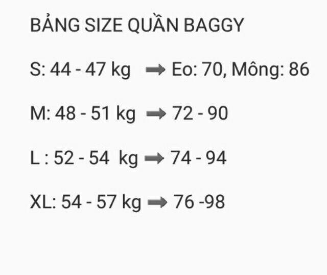 Quần baggy công sở lưng chun