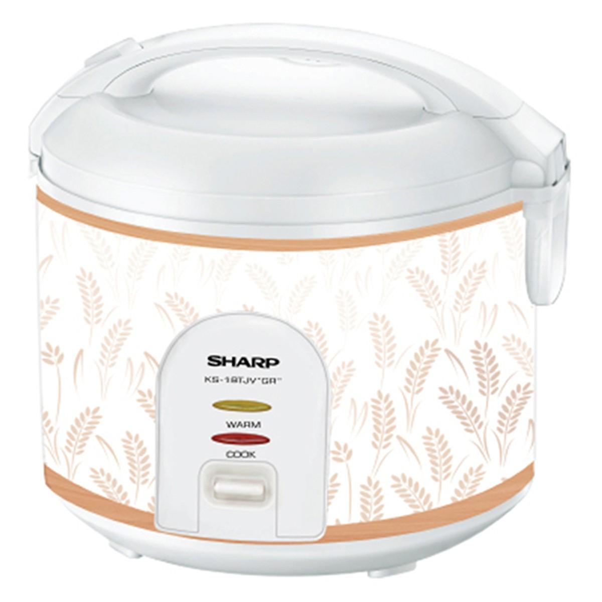 Nồi cơm điện nắp gài sharp ks-18tjv 1.8 lít - hàng chính hãng