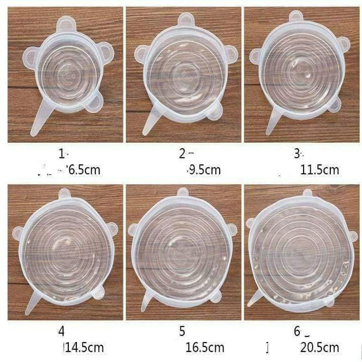 Combo set 16 nắp đậy bát, đĩa chất liệu silicon đa năng
