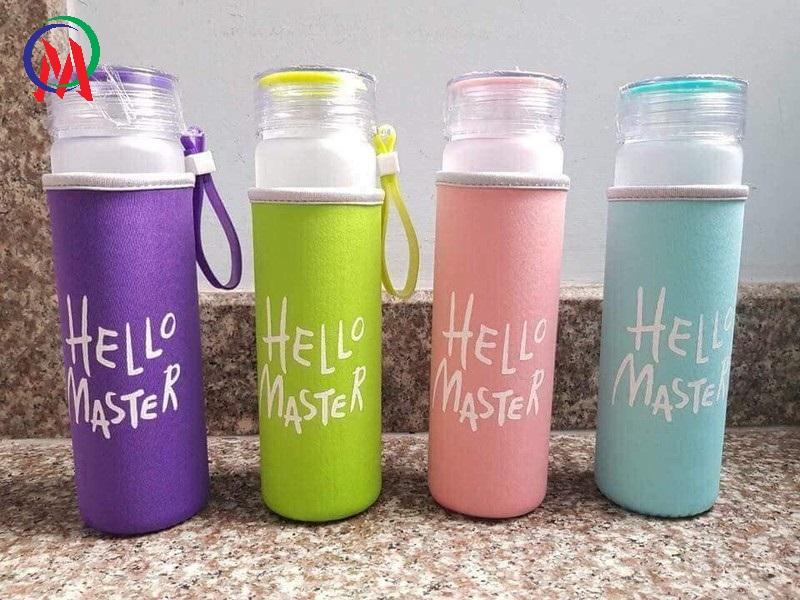 [HCM]BÌNH GIỮ NHIỆT THỦY TINH HELLO MASTER 480ML