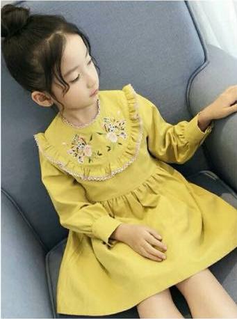 Combo 2 váy hoa nỉ da cá cho bé gái từ 1-5 tuổi