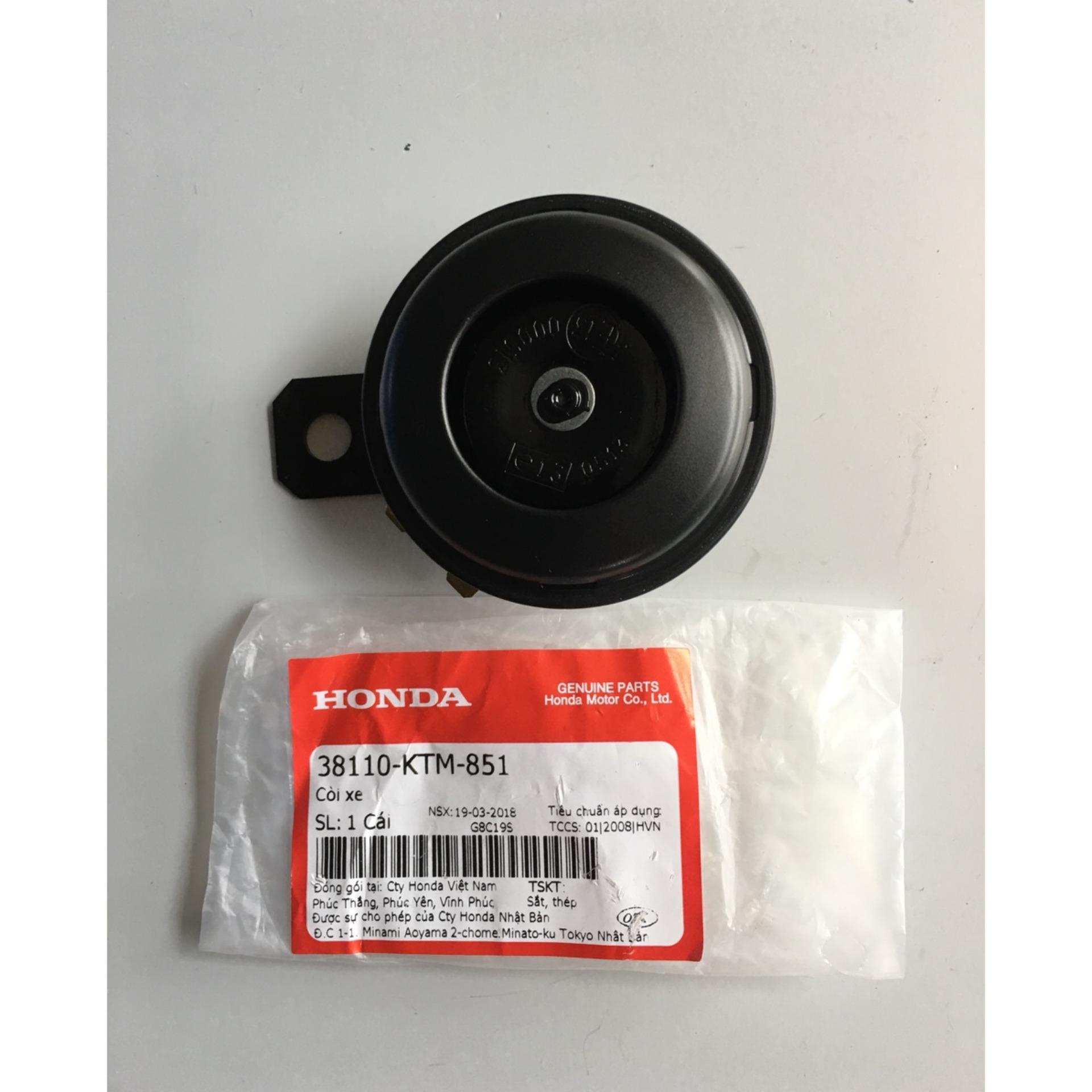 Còi xe Wave Alpha, RS100, S100 từ 2006 đến 2011( MS:38110KTM851)