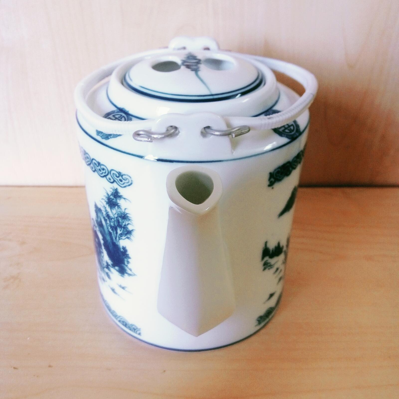 Ấm tích bát tràng hãm chè xanh, loại 1.5l - trung hanh bat trang ceramics